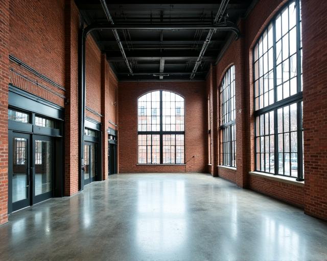 Repurposed industrial site in Brooklyn